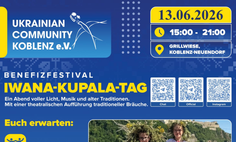 Sommer des ukrainischen Kinos, Treff Café Odesa, Freitags um 18:00 Uhr.